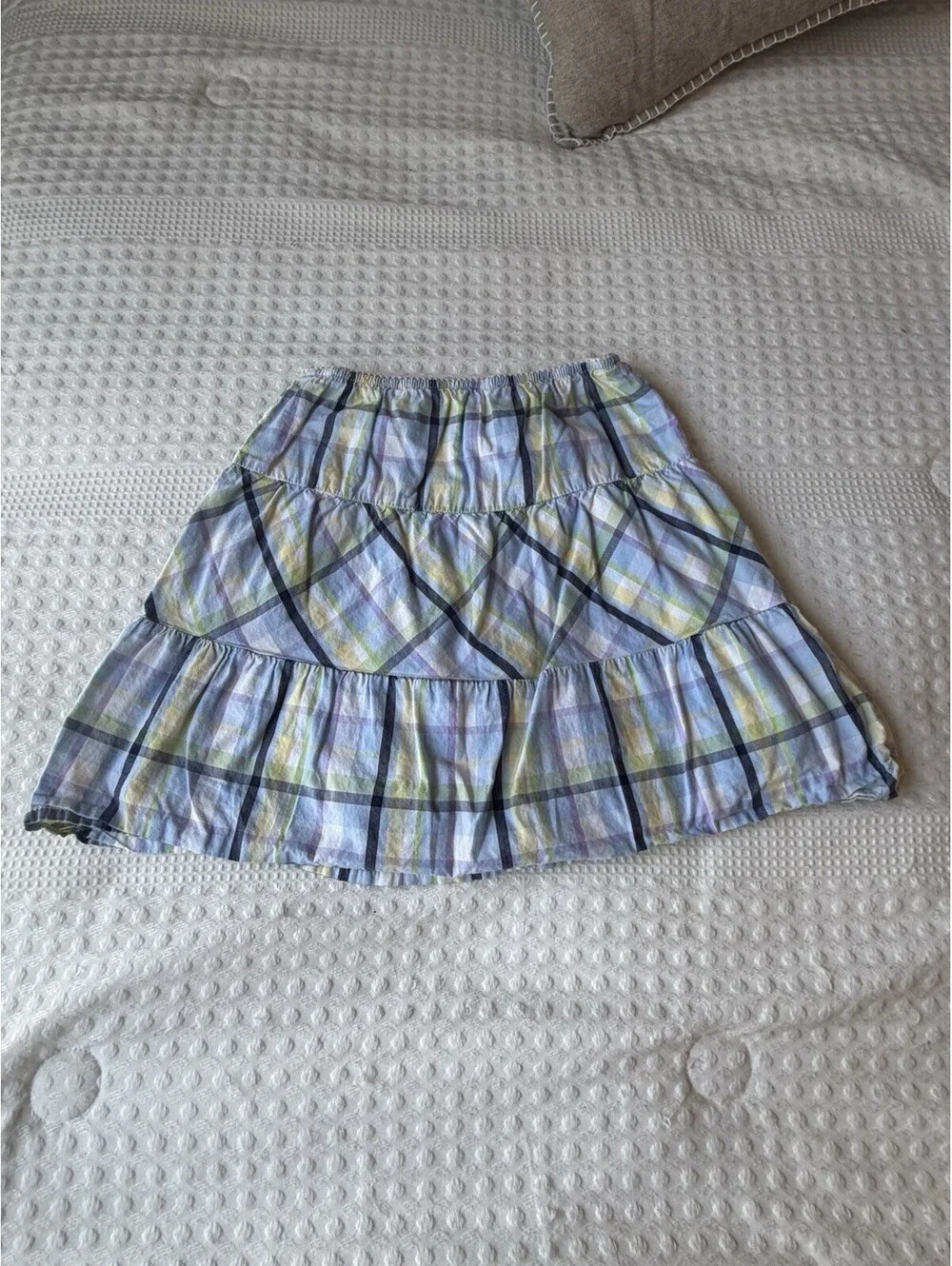 Cherokee Purple Plaid Skirt Size 5T School Beach Travel